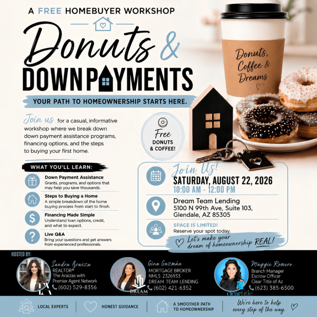 Donuts & Downpayments | Free Phoenix Homebuyer Workshop